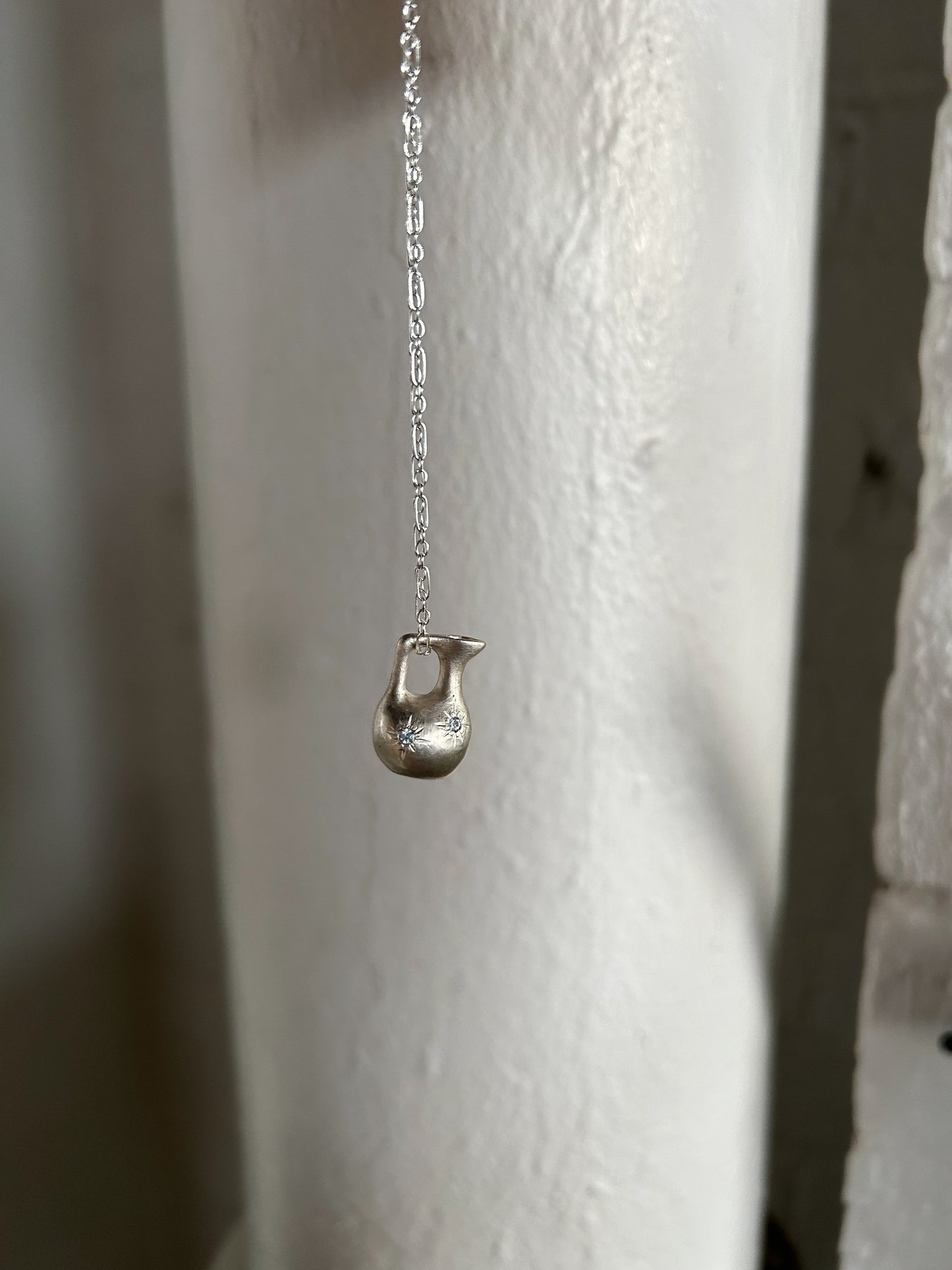 gemstone pitcher pendant